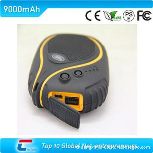 waterproof power bank 9000mAh for Iphone/Ipad/Sony/Samsung